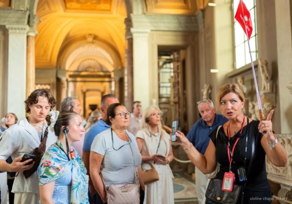 Gallery of Maps corridor on the evening Sistine Chapel guided tour