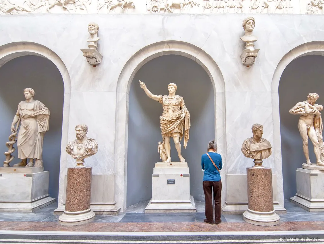 Ancient sculpture gallery included with Sistine Chapel entrance tickets